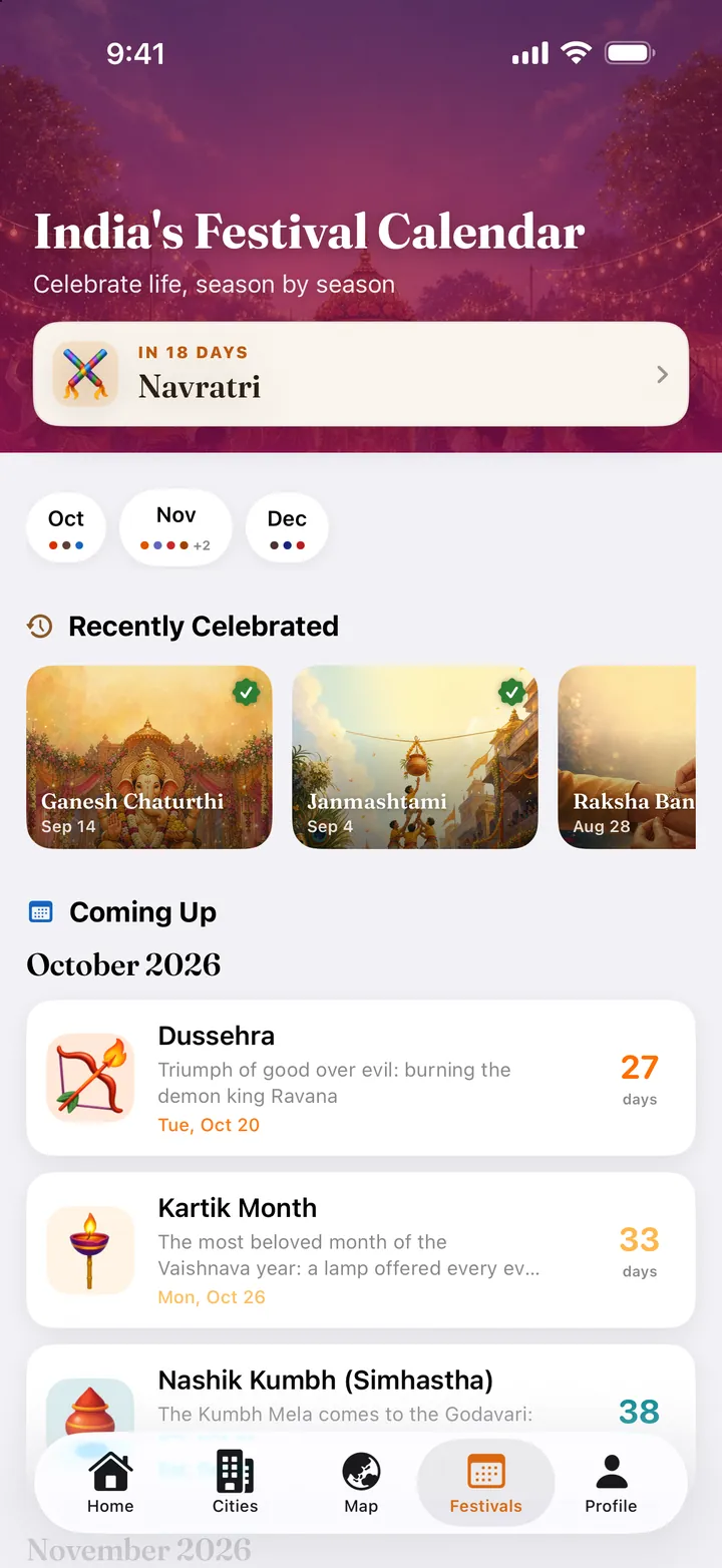 Festivals in India GO: the coming festivals with their dates